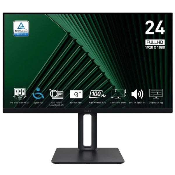 Monitor MSI Pro 24" IPS MP245PG negro D