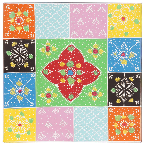 Mesas Empilháveis 3 pcs Madeira Sólida de Manga M 5