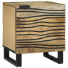 Cabinetes de noche 2 pcs 40x33.5x46 cm Madera maciza de mango 3