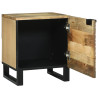 Cabinetes de noche 2 pcs 40x33.5x46 cm Madera maciza de mango 4