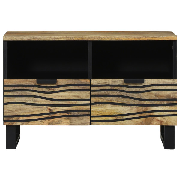 Mueble para TV 70x33.5x46 cm Madera Sólida de Mango M 4