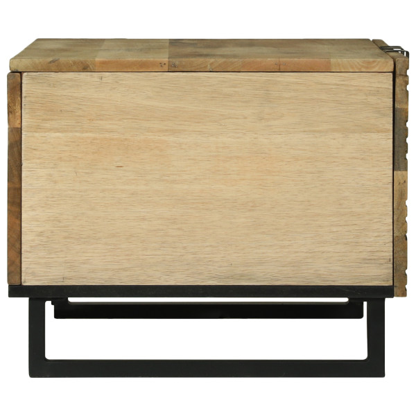 Mesa de Café 80x50x40 cm Madera Maciza Mango M 5