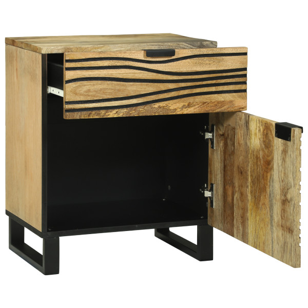 Armario de Noche 50x33x60 cm de Madera Maciza M 3