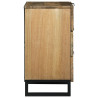Cabinete de Noche 50x33x60 cm Madera Sólida Mango 5