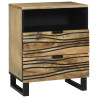 Cabinet de Noche 50x33x60 cm Madera Maciza de Mango 2