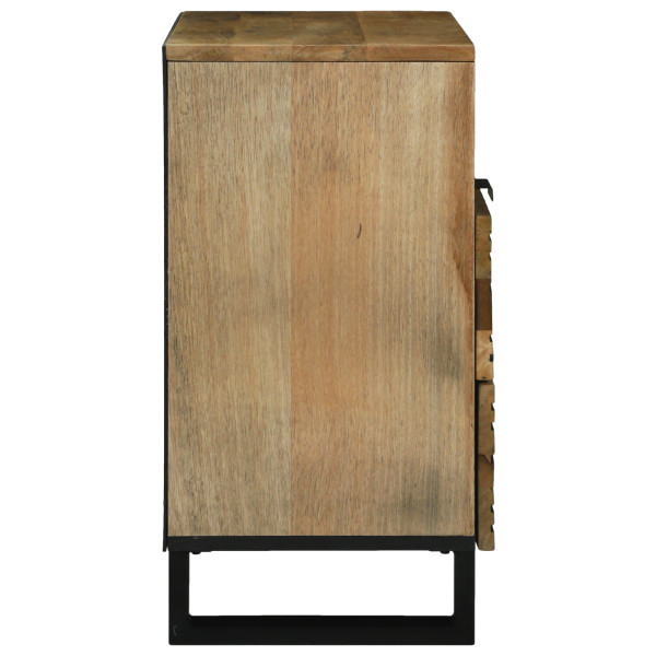 Cabinet de Noche 50x33x60 cm Madera Maciza de Mango M 5