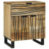 Cabinete de Noche 50x33x60 cm Madera Sólida de Mango 1