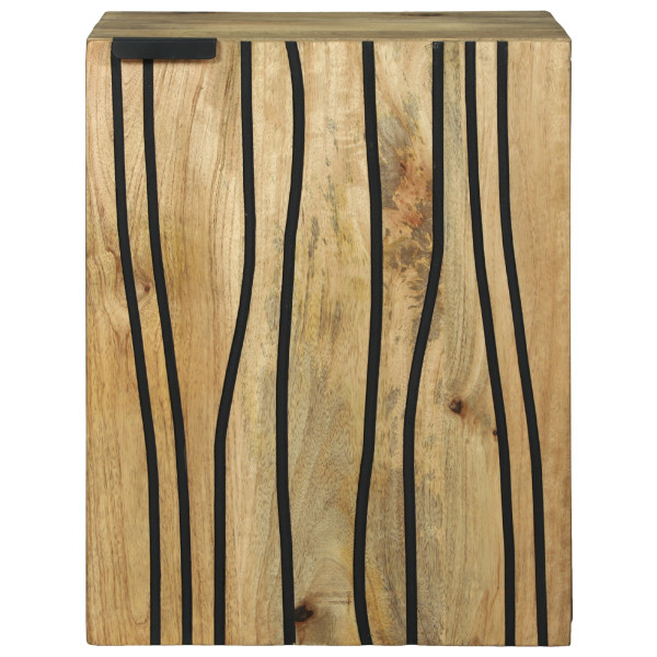 Armario de Pared 38x33.5x48 cm Madera Maciza de Mango y Madera Ingenierizada M 4