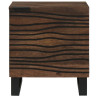 Armario de Noche 40x33.5x46 cm Madera Maciza de Nogal 4
