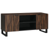 Armario de TV 105x33.5x46 cm Madera Maciza de Nogal 2