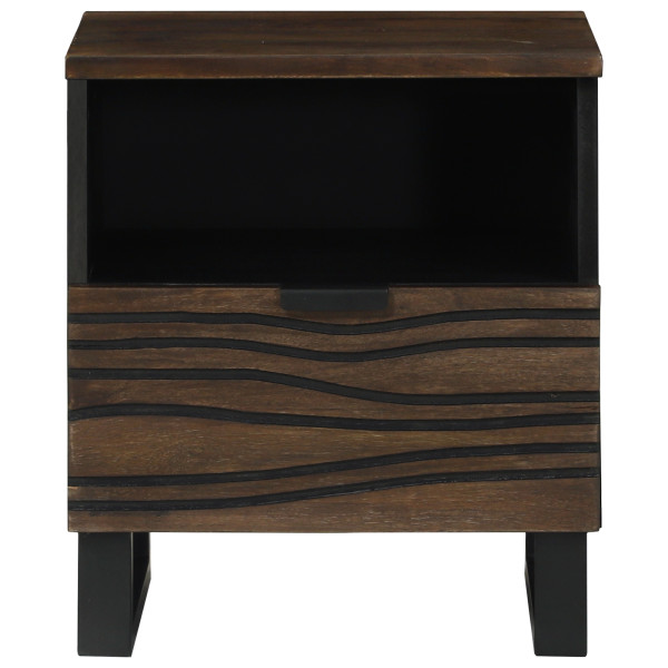 Cabinet de Noche 40x33x46 cm Madera Maciza de Mango M 4