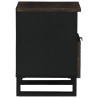 Cabinet de Noche 40x33x46 cm Madera Maciza de Mango 5