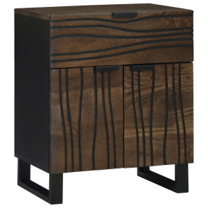 Cabinet de Noche 50x33x60 cm de Madera Sólida de Mango H