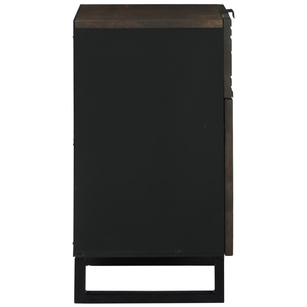 Cabinet de Noche 50x33x60 cm de Madera Sólida de Mango M 5