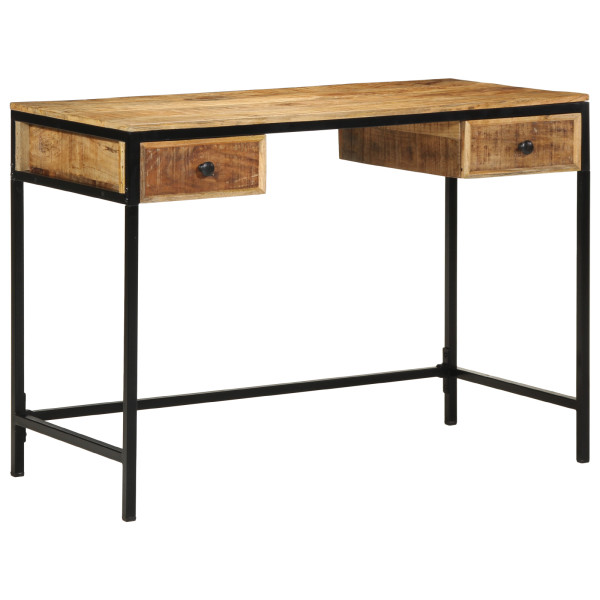 Escritorio 105x50x75 cm Madera Maciza de Mango M 4