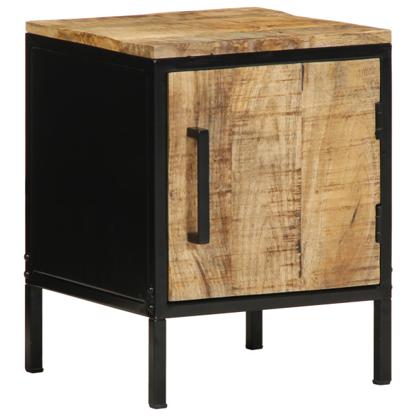 Cabinet de Noche 30x30x40 cm Madera Maciza de Mango D