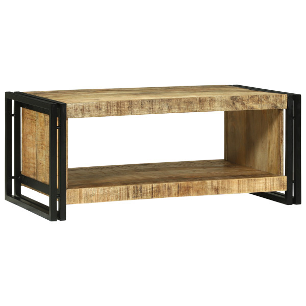 Mesa de Café 90x50x38 cm Madera Maciza de Mango D