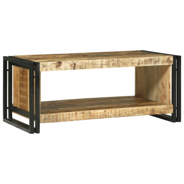 Mesa de Café 90x50x38 cm Madera Maciza de Mango M 3