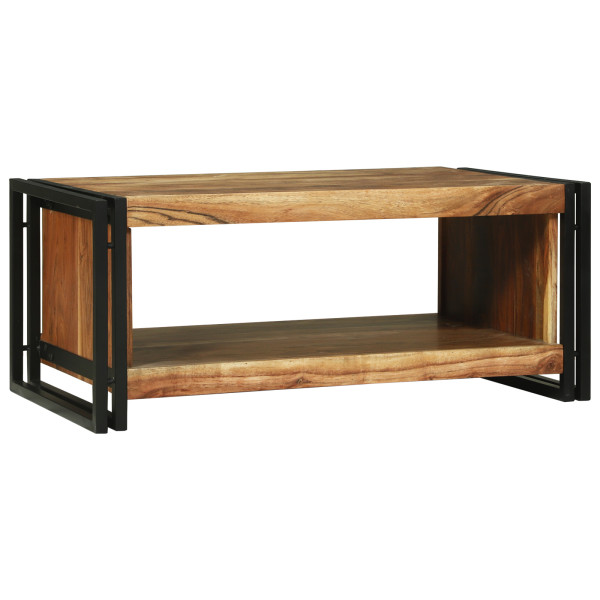 Mesa de Café 90x50x38 cm Madera Maciza de Acacia M 3