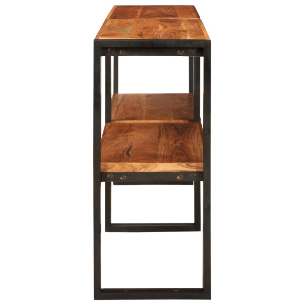 Mesa Consola 160x33x75 cm Acacia Rugosa Sólida M 5