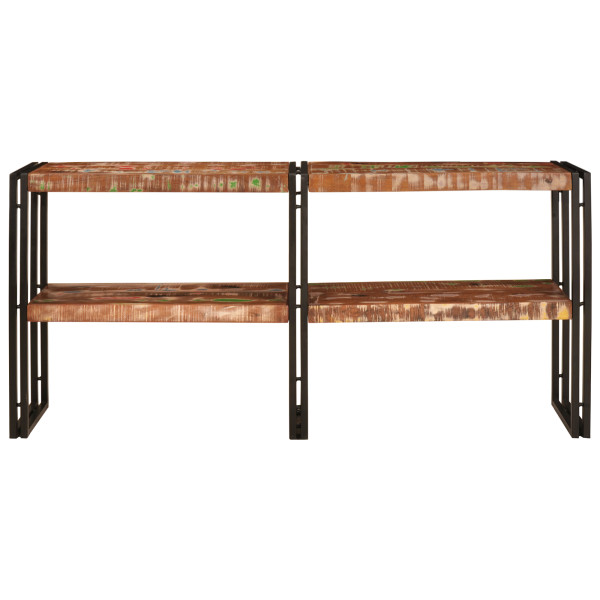 Mesa Consola 160x33x75 cm Madera Sólida Recuperada M 4