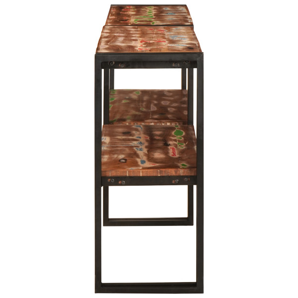 Mesa Consola 160x33x75 cm Madera Sólida Recuperada M 5