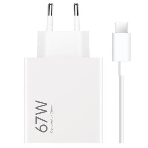 Cargador de pared Xiaomi 67W USB-A blanco H