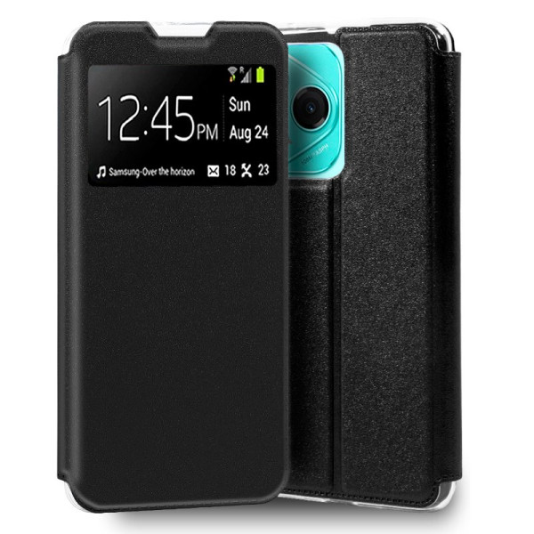 Funda COOL Flip Cover para Honor 400 Lite Liso Negro D