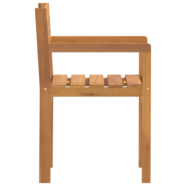 Sillas de jardín 4 unidades 50x53x80 cm Madera maciza Acacia M 5