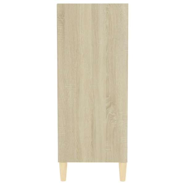 Aparador madera contrachapada color roble Sonoma 57x35x90 cm M 5