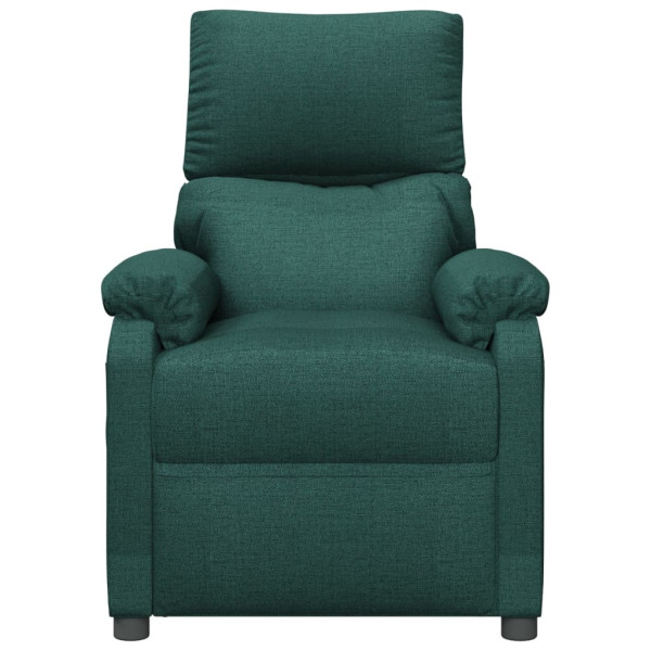 Sillón reclinable eléctrico tela verde oscuro M 4