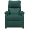 Sillón reclinable eléctrico tela verde oscuro 4