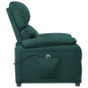 Sillón reclinable eléctrico tela verde oscuro 5