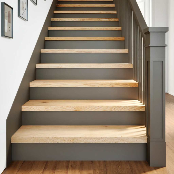 Peldaños escalera 20 uds sin tratar 90x25x2 cm D
