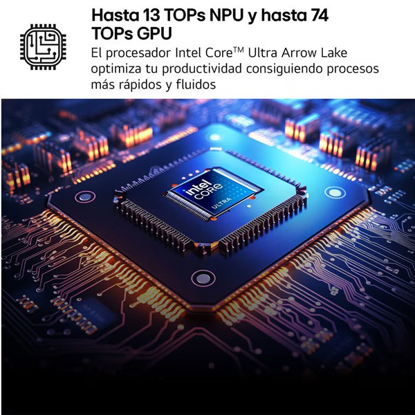 LG GRAM 16" Intel Core Ultra 7 32GB RAM 2TB 16Z90T-G.AD8BB negro M 6