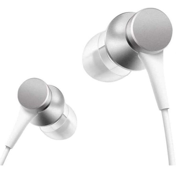 Auriculares intrauditivos xiaomi mi in ear basic/ con micrófono/ jack 3.5/ plateados M 5