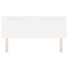 Cabeceira  Design Simples Branco Puro 160 cm em Couro Sintético 5