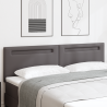 Cabezal  Diseño Sencillo Gris 180 cm Cuero Sintético 1