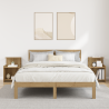 Armarios de Cama 2 pcs Roble Artesanal 40x35x60 cm Madera Resistente 1