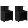 Cabinets 2 pcs Roble Negro 40x35x60 cm Madera Ingenierizada 2