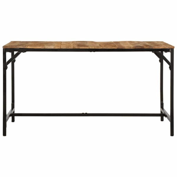 Mesa de comedor madera maciza de mango 140x70x75 cm M 2