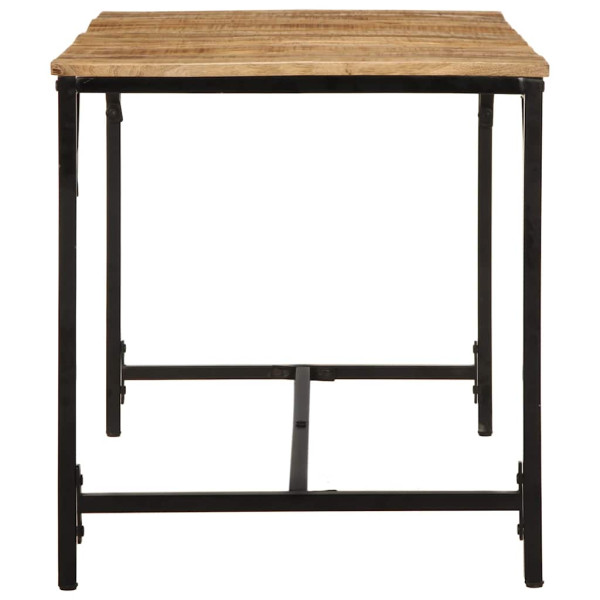 Mesa de comedor madera maciza de mango 140x70x75 cm M 3