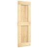 Puerta corredera con herrajes madera maciza de pino 70x210 cm 3