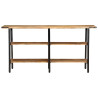 Mesa consola 140x35x70 cm madeira de mangueira maciça 2