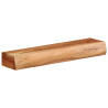 Estantes de pared 2 unidades 60x17x8 cm madera maciza acacia 2