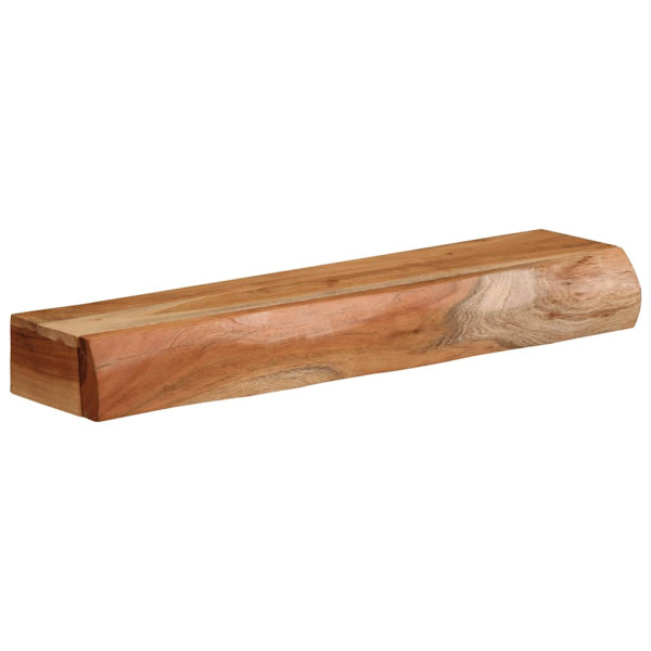 Prateleiras parede 2 pcs 60x17x8 cm madeira de acácia maciça M 4