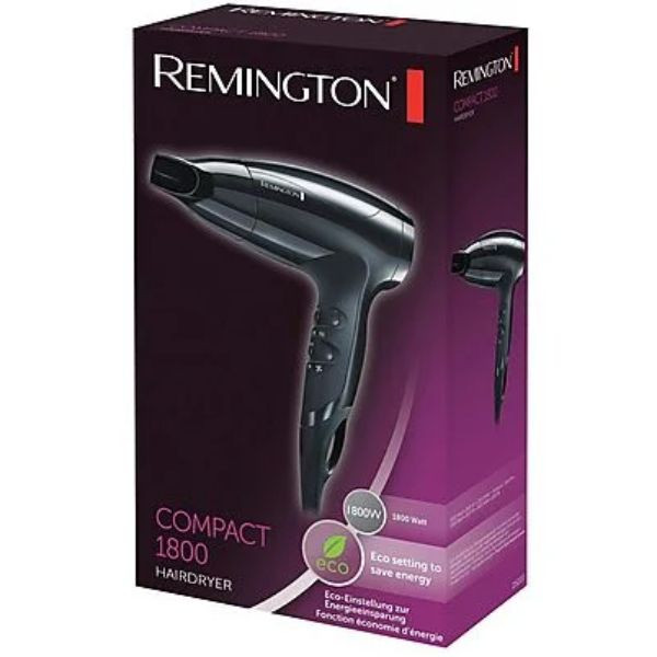 REMINGTON HAIR DRYER COMPACT ESP. TRAVEL 2000W D5000 M 4