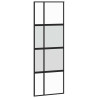 Puerta corredera set herrajes vidrio templado aluminio 76x205cm 4