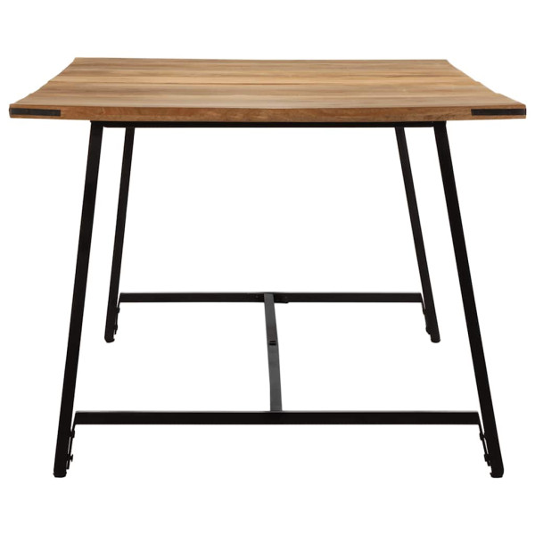 Mesa de comedor madera maciza de mango 200x100x75 cm M 3