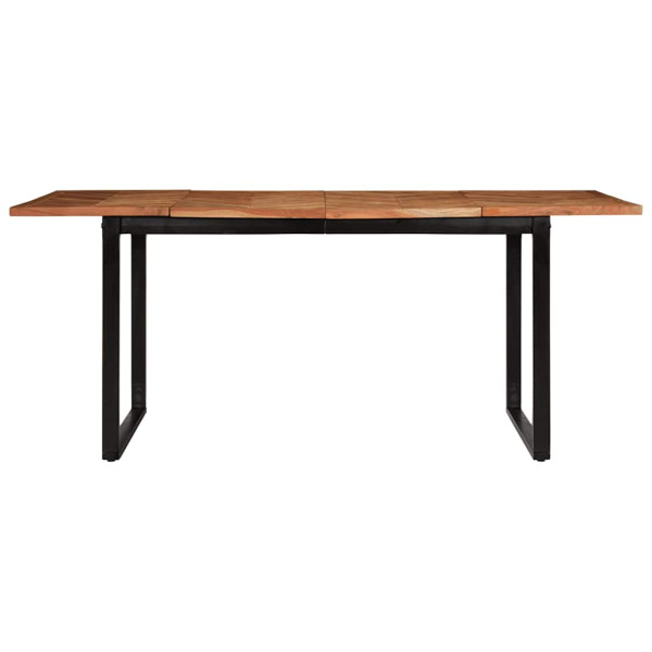 Mesa de jantar 180x90x75 cm madeira de acácia maciça M 2